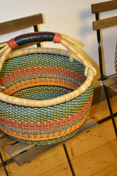 PinKim Woven Basket in Summer Cheerful Colours 2