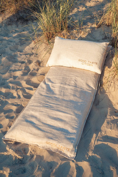 Paplūdimio / Gamtos nešiojama lininė lova