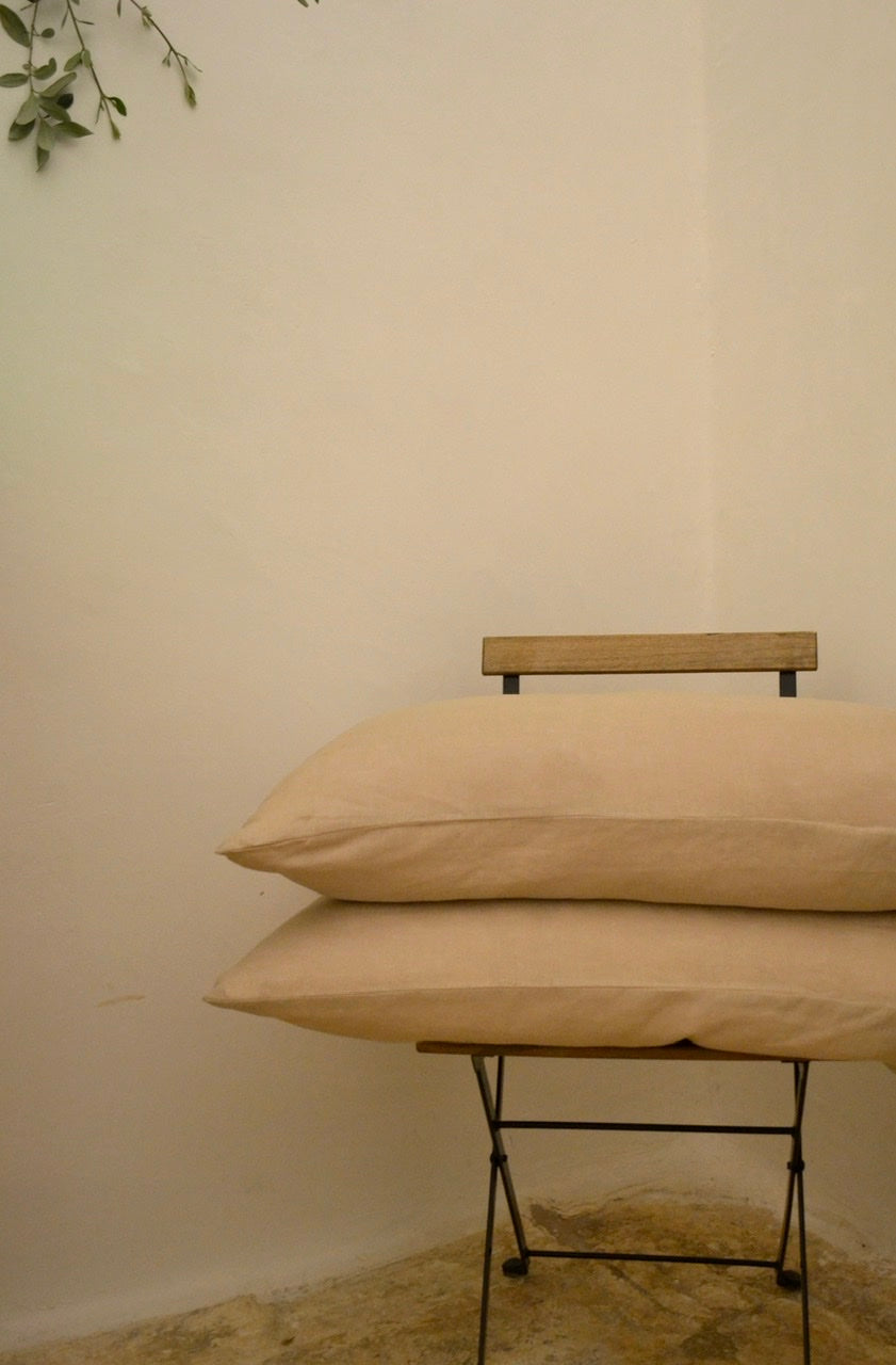 Ostuni Nude Linen Pillow Cases ( set of 2 )