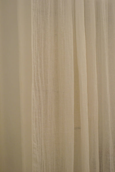 Ostuni White Linen Curtains